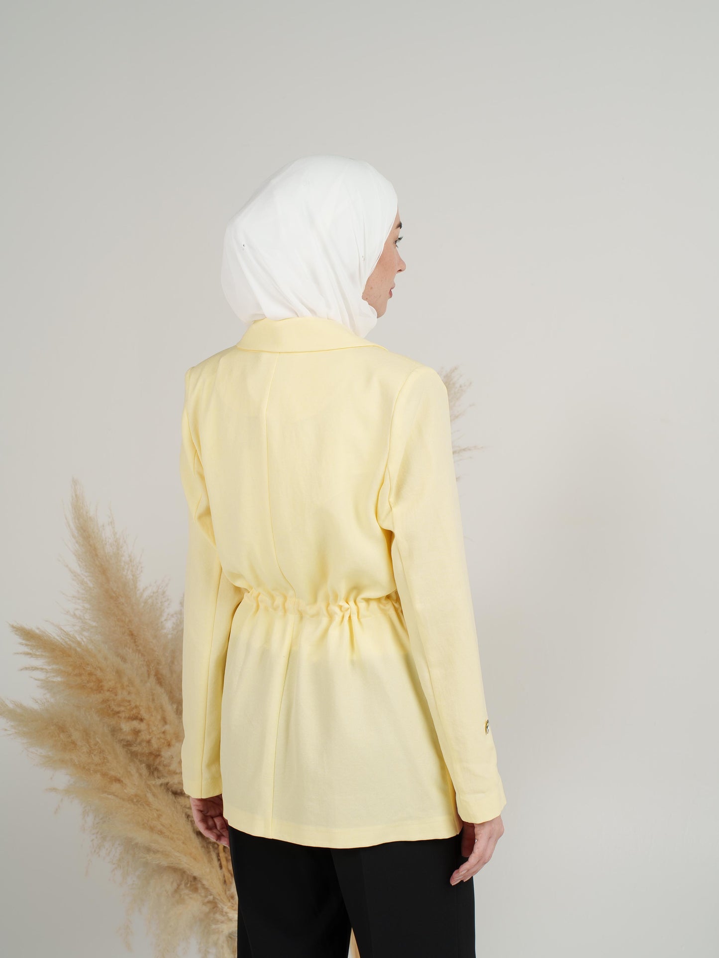 Drawstring Formal Blazer