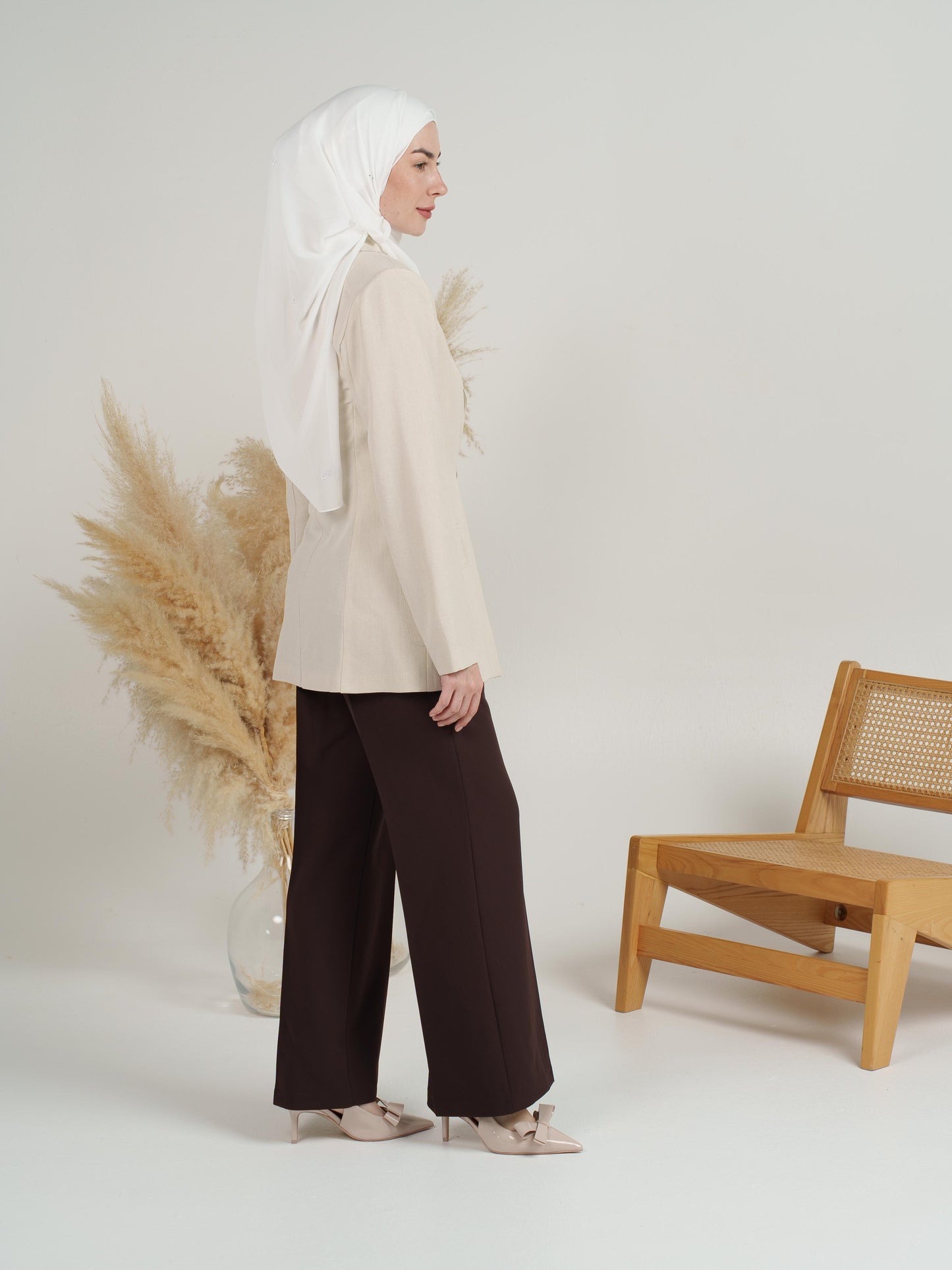 Pastel Notch-Lapel Blazer