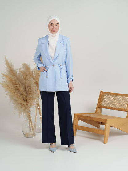 Drawstring Formal Blazer