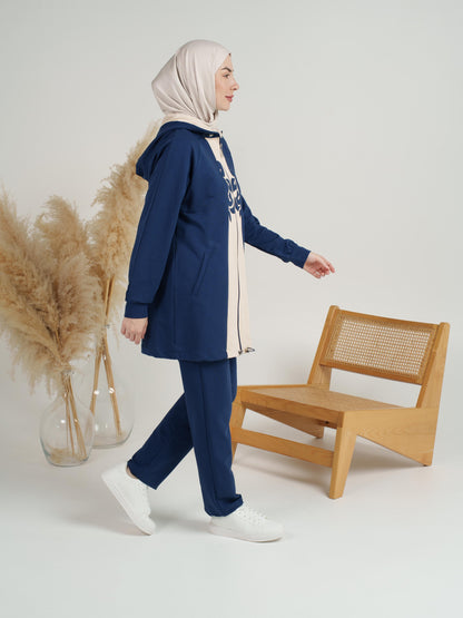 Charming Contrast Tracksuit