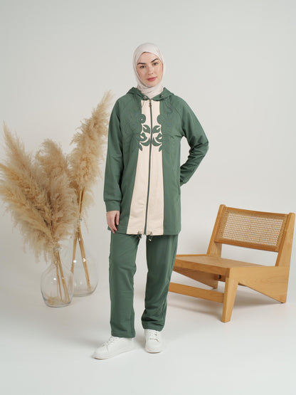 Charming Contrast Tracksuit