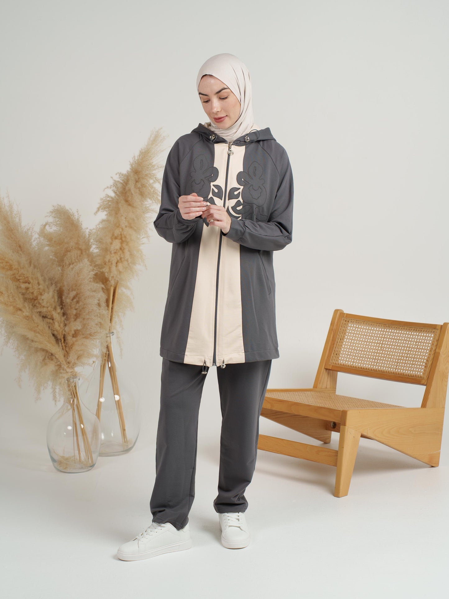 Charming Contrast Tracksuit