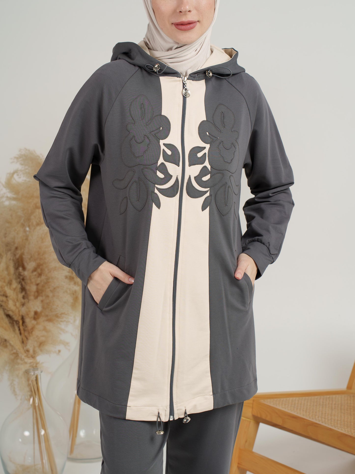 Charming Contrast Tracksuit