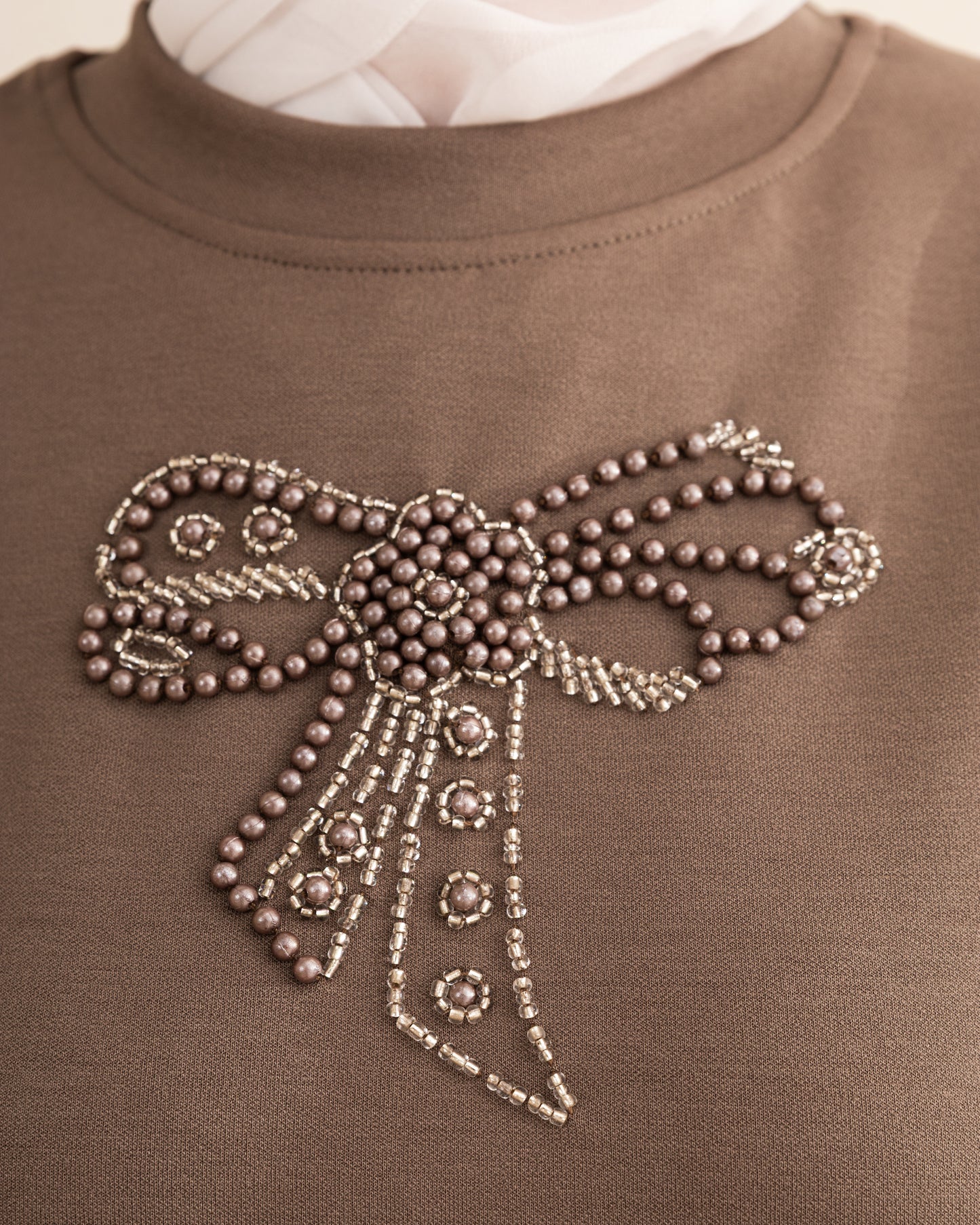 Beaded Bow Skirt Set