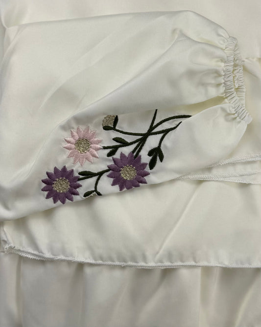 2-Piece Sunflower Prayer Set Cotton Poplin