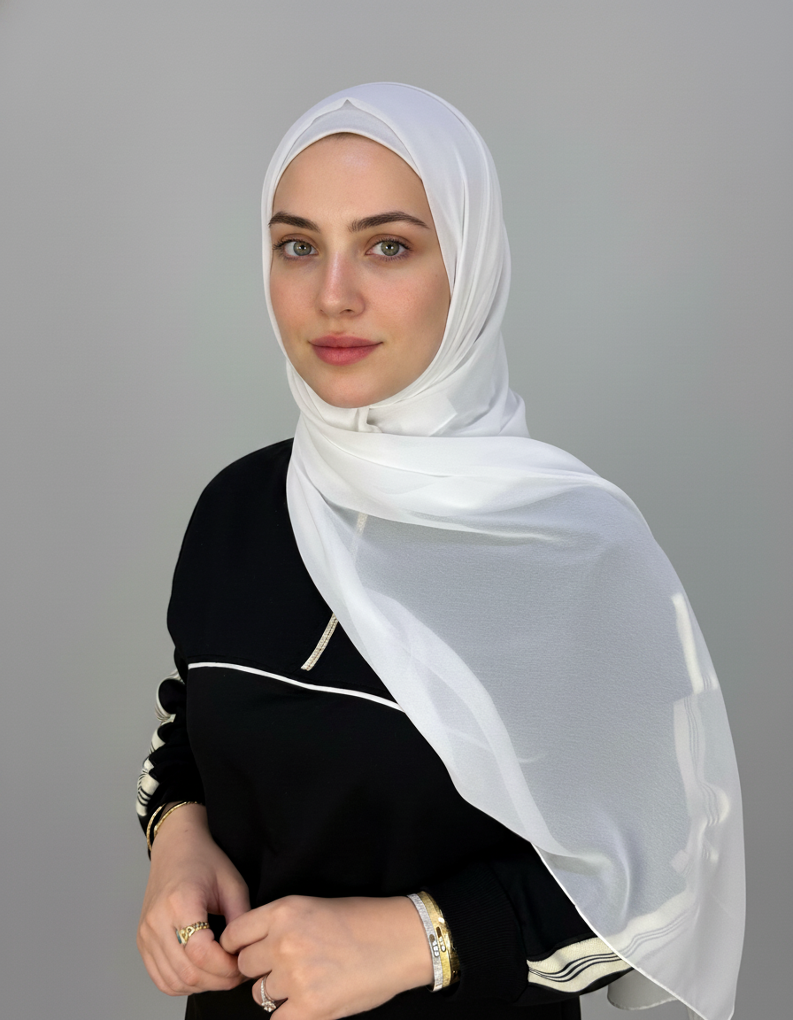 Georgette Plain Hijab
