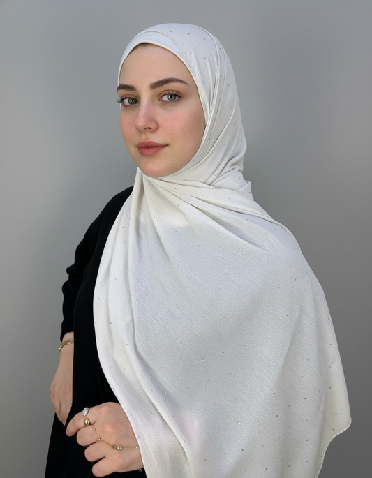 Crystal Wavy Georgette Hijab