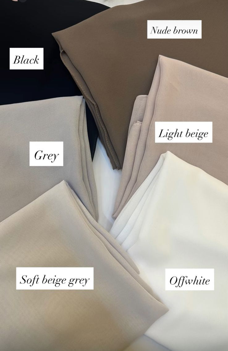 Georgette Plain Hijab